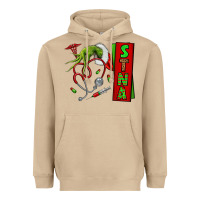 Mushroom Christmas Character Heavyweight Hoodie - NancyCooperArtShop