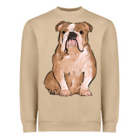 Mushroom bulldog Heavyweight Sweatshirt - MaliasSmallBusiness