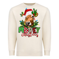 Sandshell Mooey Christmas Premium Sweatshirt - texasbilliewilder
