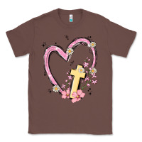 Chestnut heart cross Classic Tee - MaliasSmallBusiness