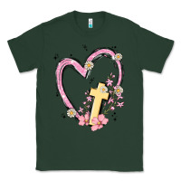 Sports Green heart cross Classic Tee - MaliasSmallBusiness