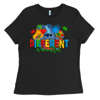 Black different is beautiful autism stitch Ladies Tee - Zillion Design Studio