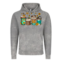 Cloud Rock sloth coffee cups Vintage Hoodie - Jasminsmagicworld