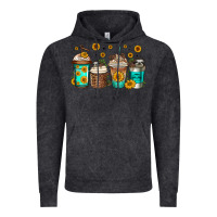 Vintage Black sloth coffee cups Vintage Hoodie - Jasminsmagicworld