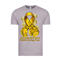 Vintage Zinc they never fight alone yellow ribbon with boxing g Vintage Tee - NancyCooperArtShop