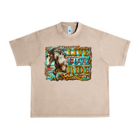French Oak live love ride horse Urban Heavy Tee - LillyAllenDesigns