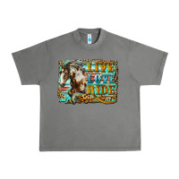Tornado live love ride horse Urban Heavy Tee - LillyAllenDesigns
