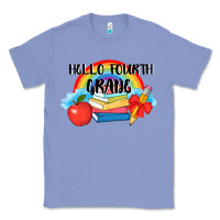 Colony Blue back to school hello fourth grade 3200x2400 Classic Tee - AdoDesignShop