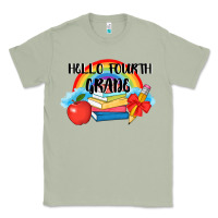Matcha back to school hello fourth grade 3200x2400 Classic Tee - AdoDesignShop