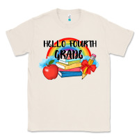 Natural back to school hello fourth grade 3200x2400 Classic Tee - AdoDesignShop