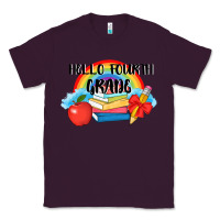 Plum back to school hello fourth grade 3200x2400 Classic Tee - AdoDesignShop