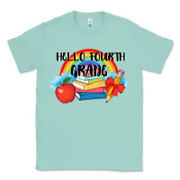 Seafoam back to school hello fourth grade 3200x2400 Classic Tee - AdoDesignShop