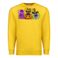 Lemon Boo Halloween Premium Sweatshirt - NancyCooperArtShop