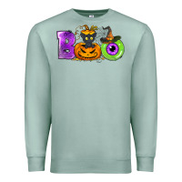 Seafoam Boo Halloween Premium Sweatshirt - NancyCooperArtShop