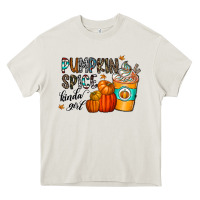 Cream pumpkin spice kinda girl Heavy Core Tee - CowhideDigitalArt