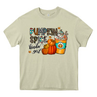 Mossy pumpkin spice kinda girl Heavy Core Tee - CowhideDigitalArt