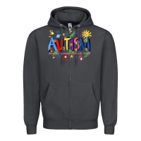 Smoke autism accept understand love Zipper Hoodie - Artiststas