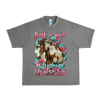Tornado just a girl who loves horses mustang Urban Heavy Tee - LillyAllenDesigns