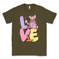 Army Green love easter gnome Classic Tee - MaliasSmallBusiness