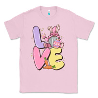 Bubblegum Pink love easter gnome Classic Tee - MaliasSmallBusiness