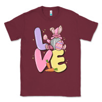 Burgundy love easter gnome Classic Tee - MaliasSmallBusiness
