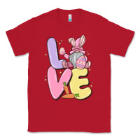 Red love easter gnome Classic Tee - MaliasSmallBusiness