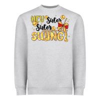 Heather Grey softball sister Heavyweight Sweatshirt - MaliasSmallBusiness