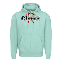 Seafoam firefighter chief Zipper Hoodie - Artiststas