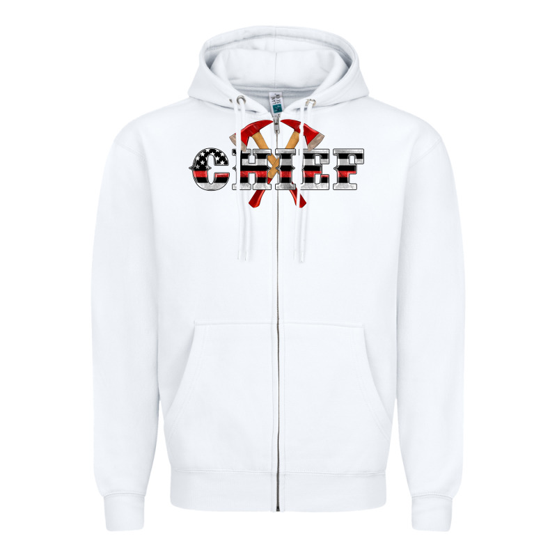 Firefighter Chief Zipper Hoodie by Artiststas | Teevron