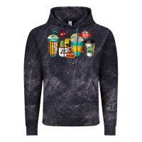 Cloud Black school bus driver coffee cups Vintage Hoodie - Jasminsmagicworld