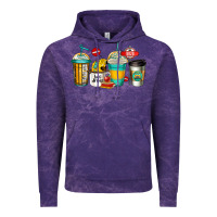 Cloud Purple school bus driver coffee cups Vintage Hoodie - Jasminsmagicworld