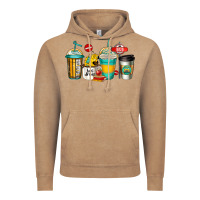 Vintage Coffee school bus driver coffee cups Vintage Hoodie - Jasminsmagicworld