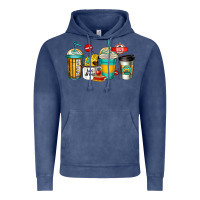 Vintage Denim school bus driver coffee cups Vintage Hoodie - Jasminsmagicworld