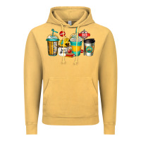 Vintage Mustard school bus driver coffee cups Vintage Hoodie - Jasminsmagicworld