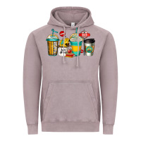 Vintage Zinc school bus driver coffee cups Vintage Hoodie - Jasminsmagicworld