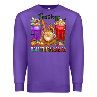 Purple hallothanksmas teacher Premium Sweatshirt - texasbilliewilder