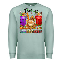 Seafoam hallothanksmas teacher Premium Sweatshirt - texasbilliewilder