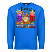 True Royal hallothanksmas teacher Premium Sweatshirt - texasbilliewilder