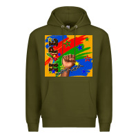 Army Green Hope Premium Hoodie - TumblerDesignByShophia