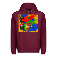 Burgundy Hope Premium Hoodie - TumblerDesignByShophia