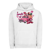 Loads Of Love Valentine's Day Farm Truck Urban Hoodie | Teevron