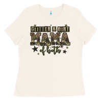 Bone glitter and dirt mama of both Ladies Tee - Zillion Design Studio