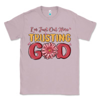 Lilac i’m just out here trusting god Classic Tee - MaliasSmallBusiness