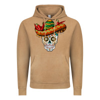 Cinco De Mayo Sombrero Skull Vintage Hoodie | Teevron