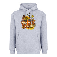 Heather Grey Wild About Fall Heavyweight Hoodie - texasbilliewilder
