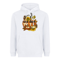 White Wild About Fall Heavyweight Hoodie - texasbilliewilder