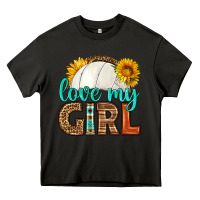 Asphalt love my girl volleyball Heavy Core Tee - HRA Design Shop