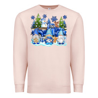 Pale Pink snow gnome truck Premium Sweatshirt - texasbilliewilder