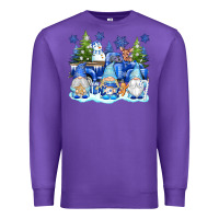 Purple snow gnome truck Premium Sweatshirt - texasbilliewilder