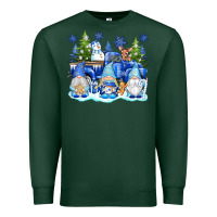 Sports Green snow gnome truck Premium Sweatshirt - texasbilliewilder